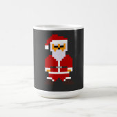 Pixel Pose Weihnachtsmann Kaffeetasse (Mittel)