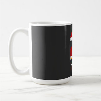 Pixel Pose Weihnachtsmann Kaffeetasse