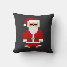 Pixel Pose Weihnachtsmann Kissen