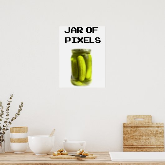 Pixel Poster (Küche)