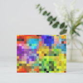 Pixel Postkarte (Stehend Vorderseite)