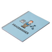 Pixel-Programmierer-Papier-Notizbuch Notizblock (Linke Seite)