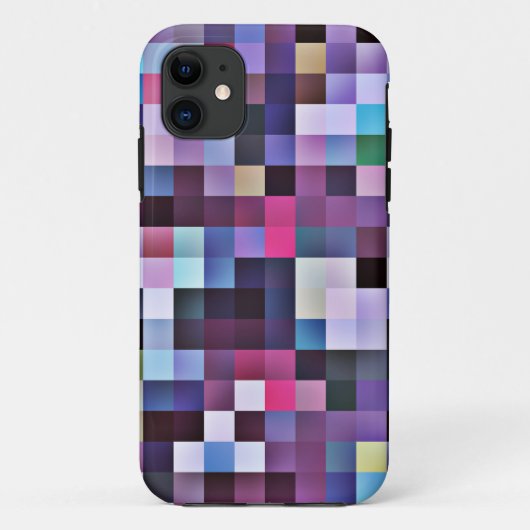 Pixel quadriert iPhone 5 Fall - Purpur Case-Mate iPhone Hülle (Rückseite)