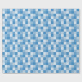Pixel quadriert kundenspezifische Farbe Geschenkpapier (Flach)