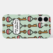 Pixel-Quest - Taste & Träne Case-Mate iPhone Hülle (Rückseite (Horizontal))