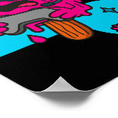 Pixel Rage Gamer Eis Funny Schmelzende Eiscreme  Poster (Ecke)