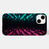 Pixel Reality iPhone Case - Neon Cyber Art (Rückseite (Horizontal))