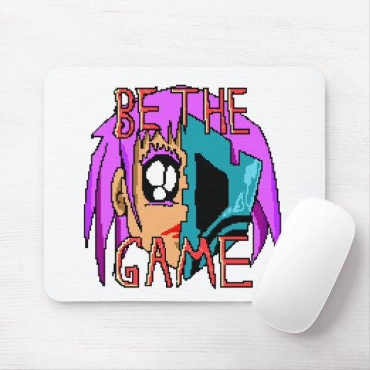 Pixel Rebel Zoe - 8-Bit Character Art Mousepad (Mit Mouse)