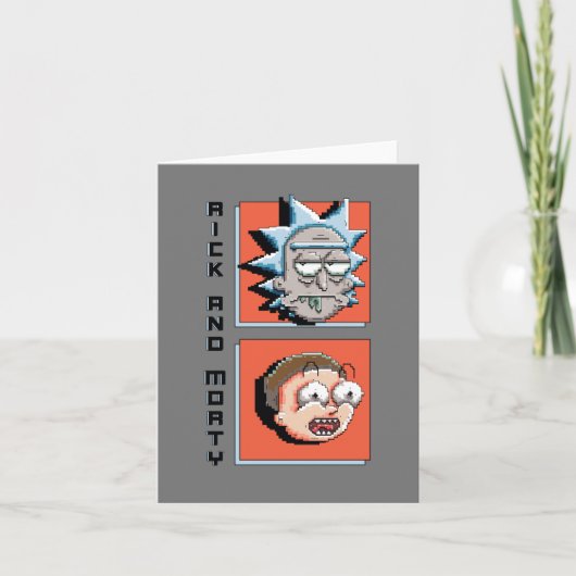 Pixel, Rick und Morty Panel Grafik (Vorderseite)