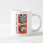 Pixel Rick und Morty Panel Grafik Jumbo-Tasse (Rechts)