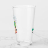 Pixel Rick und Morty Portal Grafik Glas (Links)