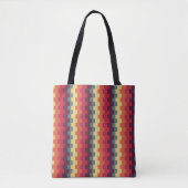 Pixel Ripple Retro Tasche (Vorderseite)