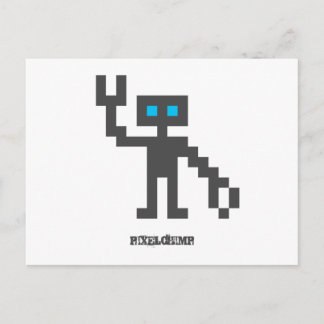 Pixel_Robot Postkarte