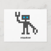 Pixel_Robot Postkarte (Vorderseite)