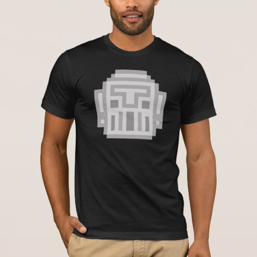 Pixel Robot T-Shirt (Vorderseite)