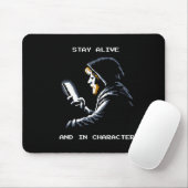 Pixel-Rollenspiel Retro-Gamer-Vibes  Mousepad (Mit Mouse)