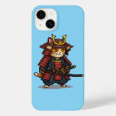 Pixel Samurai Cat Case-Mate iPhone Hülle (Rückseite)