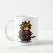 Pixel Samurai Cat Kaffeetasse (Links)