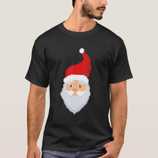 Pixel Santa T-Shirt (Vorderseite)
