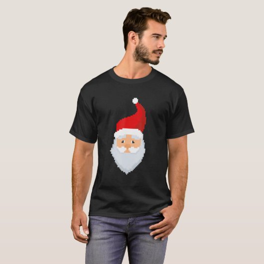 Pixel Santa T-Shirt (Vorne ganz)