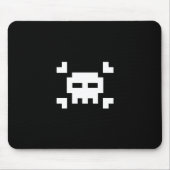 Pixel-Schädel Mousepad (Vorne)
