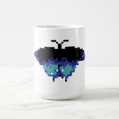 Pixel Schmetterling Kaffeetasse (Mittel)