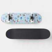 Pixel-Seekunst-Muster Skateboard (Horizontal)