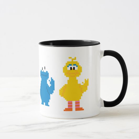 Pixel Sesame Street Characters Tasse (Rechts)
