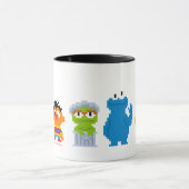 Pixel Sesame Street Characters Tasse (Zentrum)