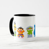 Pixel Sesame Street Characters Tasse (Vorderseite Links)
