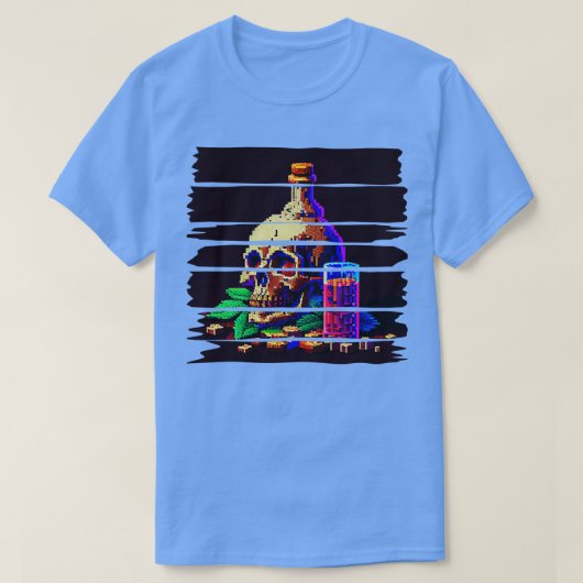 Pixel Skull T-Shirt (Design vorne)