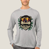 Pixel Sloth Tri-Blend Shirt (Vorderseite)