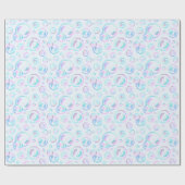Pixel Soap Bubbles Pattern Geschenkpapier (Flach)