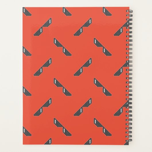 Pixel-Sonnenbrillenmuster Planer (Rückseite)