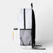Pixel-Sonnenuntergangsbaum-Abenteuer Bedruckter Rucksack (Rechts)