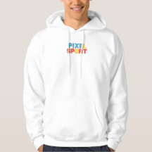 Pixel Sport Basketball Hoodie - Retro Gaming Sport