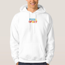 Pixel Sport Basketball Hoodie - Retro Gaming Sport