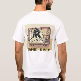 Pixel Sport Retro Gaming Hockey T - Shirt | Spiel 
