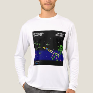 Pixel Starfighter T-Shirt Tri-Blend Shirt