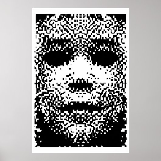 Pixel-Staub Poster (Vorne)