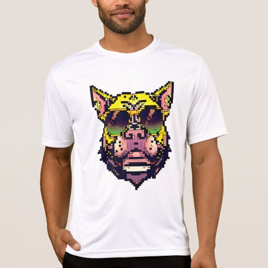 Pixel Stolz: The American Bully T-Shirt (Vorderseite)