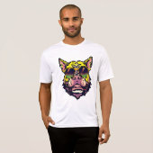 Pixel Stolz: The American Bully T-Shirt (Vorne ganz)