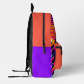 Pixel Sunset Bedruckter Rucksack (Links)