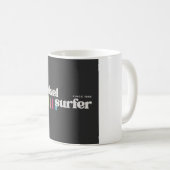 Pixel-Surfer-Tasse Kaffeetasse (VorderseiteRechts)