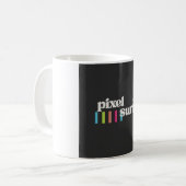 Pixel-Surfer-Tasse Kaffeetasse (Vorderseite Links)