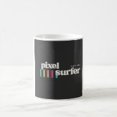 Pixel-Surfer-Tasse Kaffeetasse (Mittel)