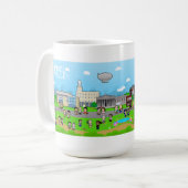 Pixel-Tal-Tasse Kaffeetasse (Vorderseite Links)