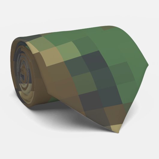 Pixel-Tarnung Krawatte (Gerollt)