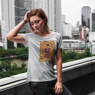 Pixel Tarot Card Skater T-Shirt
