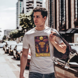 Pixel-Tarot-Card-Teufel T-Shirt